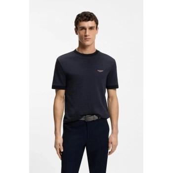 Camiseta BOSS x Aston Martin Regular Fit De Algodão