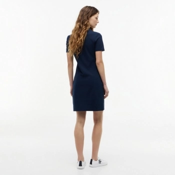 SLIM OPEN NK POLO DRESS SS